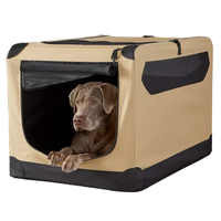 Transporteur de caisse de cage de transport de chien souple pliable portable pour transporteur de voyage pour animaux de compagnie intérieur et extérieur