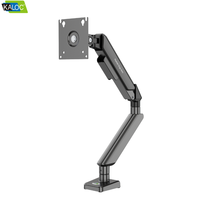 Support de bureau pour moniteur unique Kaloc Factory, 17-32 pouces, en acier, VESA 100x100
