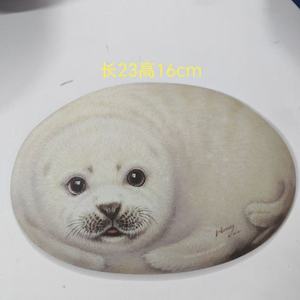 Tapis de souris rond personnalisé de qualité supérieure avec des motifs d'animaux et de dessins animés - Product Image 3
