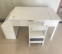 Table d'écriture multifonctionnelle pour enfants, ensemble bureau et chaise d'étude pour enfants avec rangement