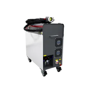 100W 200W 300W Portable Fiber Pulse Laser Cleaning Machine Metal Rust Removal pulsed Laser Cleaner To Remove Rust And Paint