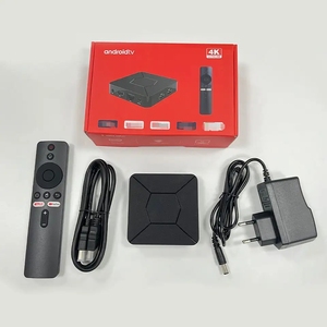 Uuvision Q5 UHD thông minh <span class=keywords><strong>Android</strong></span> TV Box IR từ xa <span class=keywords><strong>Android</strong></span> 10 ATV Dual band Wifi 2GB 16GB Set Top Box <span class=keywords><strong>streaming</strong></span> phương tiện truyền thông Máy nghe nhạc - Product Image 4