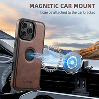 Coque de téléphone SUTENI pour iPhone 18 Pro Max, chargement sans fil, aimant, texture lisse, cuir synthétique de luxe, compatible avec les modèles 17, 16 Plus, 15, 14, 13, 12