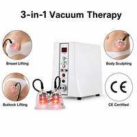 Máquina de Ventosas Eléctrica Portátil para Levantamiento de Senos, Contorno Corporal, Moldeado Corporal, Equipo de Salón y Spa