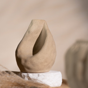 Moderno retrò minimalista vaso in ceramica vaso contenitore per soggiorno <span class=keywords><strong>Zen</strong></span> decorazione opaca smalto da tavolo ornamento per - Product Image 5