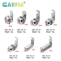Serrure de meuble Hengshida 103, serrure de boîte aux lettres avec clés en plastique, serrure à came en alliage de zinc