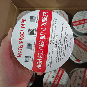 Cinta selladora <span class=keywords><strong>de</strong></span> papel <span class=keywords><strong>de</strong></span> aluminio butílico selladora cinta adhesiva <span class=keywords><strong>de</strong></span> caucho butílico - Product Image 1
