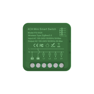 Module d'alimentation à commutation Tuya 1 2 3 4 Gang, mini-interrupteur intelligent, module de relais intelligent Zigbee - Product Image 1