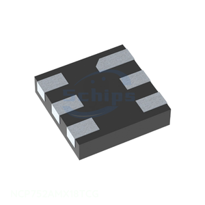 Composant électronique en stock NCP752AMX18TCG 6 XFDFN Gestion de l'alimentation (PMIC) - Product Image 1
