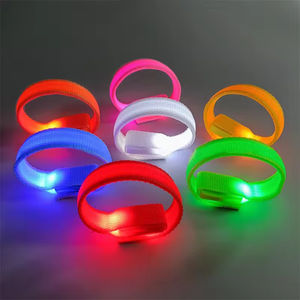 Halloween <b>LED</b> <b>Light</b> up Bracelets for Kids Adults <b>Led</b> Glowing Flashing Arm Wristbands - Product Image 2