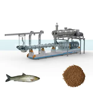 Balık unu yapma makinesi hattı yüzen balık yemi işleme makineleri fiyat