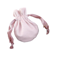 Sac cadeau en velours personnalisé avec cordon de serrage pour mariage, fête, Noël, emballage de fêtes