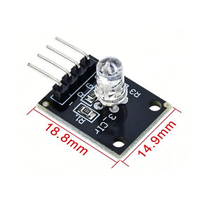 Module RGB à 4 broches KY-016, 1 à 10 pièces, Module de capteur LED RGB à trois couleurs pour Arduino, Kit de démarrage DIY KY016 - Product Image 1