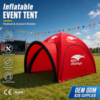 Tentes gonflables intérieures/extérieures pour événements, auvents gonflables publicitaires, gazebos gonflables, tentes de concession gonflables pour courses