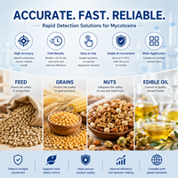 Kit de test rapide Aflatoxine B1 pour la sécurité des aliments et des aliments pour animaux, non toxique, sûr et fiable pour la conformité à la réglementation alimentaire
