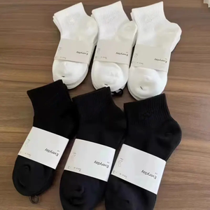 Unisex Thick Towel Ankle Sports <b>Socks</b> 3 Pairs Pack for Basketball <b>Running</b> Outdoor Performance - Product Image 2