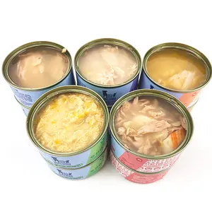 Portable Plusieurs Saveurs Viande De Poulet Naturelle Soupe De Viande Humide En Conserve Autres Aliments Pour Animaux De Compagnie pour Chat - Product Image 3