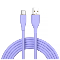 Câble de données en silicone liquide en cuivre pur à charge rapide 66W 6A Type C, très vendu, pour imprimantes et ordinateurs