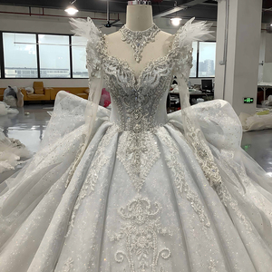 Per Jancember 2024 <span class=keywords><strong>donna</strong></span> elegante abito da sera LSMX076 moderno lusso di alta qualità per gli ospiti di nozze applique in cristallo di pizzo - Product Image 5