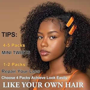 Vente en gros de cheveux humains <span class=keywords><strong>afro</strong></span> crépus en vrac extension d'épaisseur de cheveux humains au crochet pour femmes noires couleur naturelle noir <span class=keywords><strong>afro</strong></span> en vrac - Product Image 6