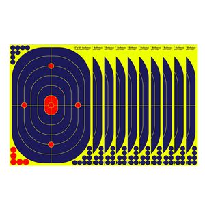 Pegatinas de objetivo de tiro tipo Bullseye de 12x18 pulgadas al por mayor, en stock, autoadhesivas, duraderas, accesorio para campo de tiro - Product Image 4