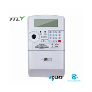 Single Phase Intelligent Electricity Meter use IC card with RS485 for AMI system smart meter