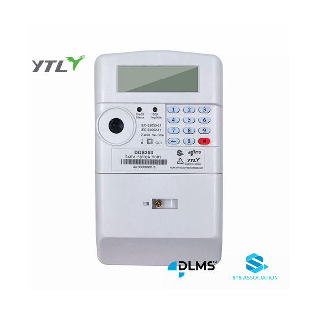 Single Phase Intelligent Electricity Meter Use IC Card with RS485 for AMI System Smart Meter