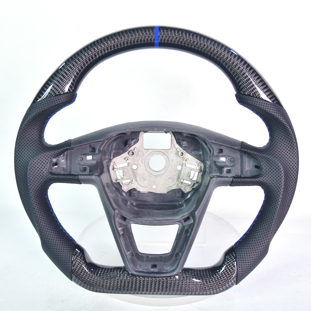 Carbon fiber+perforated leather