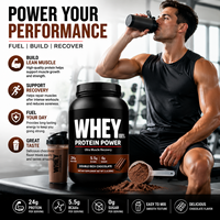 Suplemento de Proteína de Suero de Leche OEM |   Proteína en Polvo para Nutrición Deportiva de Marca Privada con Fórmula y Empaque Personalizados