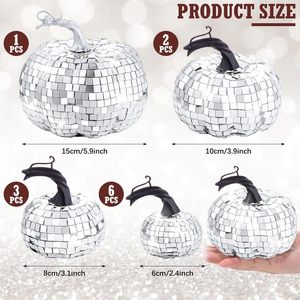 Bola de <span class=keywords><strong>Discoteca</strong></span> al por Mayor, Calabaza de Cristal Espejado para Decoración de Fiestas de Halloween, Otoño y Acción de Gracias, Venta a Granel - Product Image 2