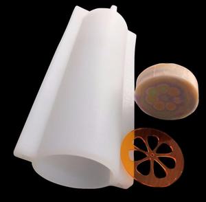 Silicona 1KG 1000ml Cilindro largo redondo Modelo de tubo de jabón hecho a mano para hacer tinte de jabón - Product Image 3