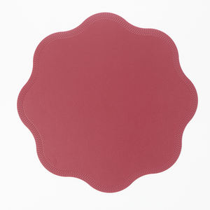 แผ่นรองจานทรงกลม PVC สำหรับตกแต่งบ้าน แผ่นรองจานหนัง แผ่นรองโต๊ะอาหาร - Product Image 6
