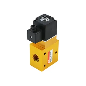 Tekanan tinggi <span class=keywords><strong>3</strong></span>/2 cara 4 Mpa katup Solenoid untuk mesin peniup botol otomatis - Product Image 1