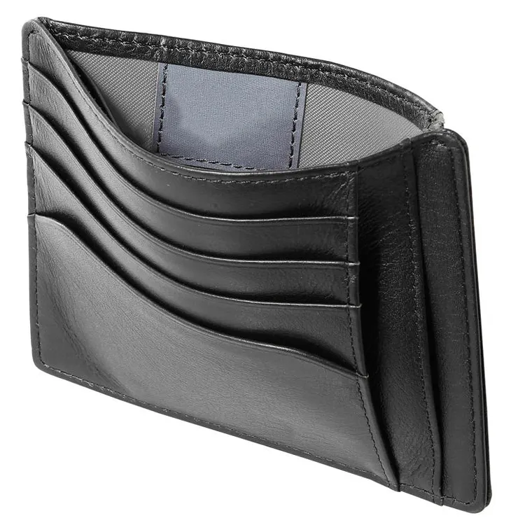 Front Pocket Thin Slim Wallet Minimalist Rfid Detachable Custom Leather Credit Card Holder Kit Card Holder Credit Men Wallet