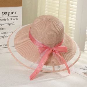 Wholesale Fashionable Outdoor Sun Protection Large Brim Beach <b>Hat</b> Women's Sun <b>Straw</b> <b>Hats</b> - Product Image 5