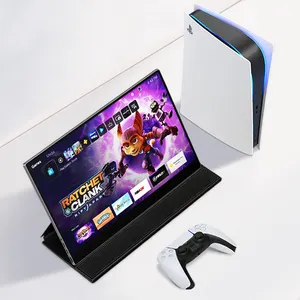 13.3 15.6 17.3 Inci 4K 2K 144Hz Layar Sentuh Tertipis Monitor Gaming Komputer Portabel dengan Tipe-c USB untuk Laptop Pc Mobile