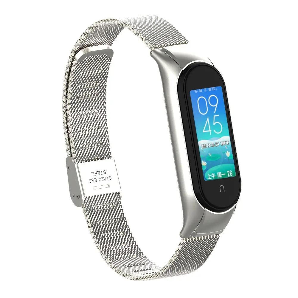 Nieuwste Mi Band 5 Horloge Band Rvs Polsband Voor Xiaomi Mi Band 5 Armbanden