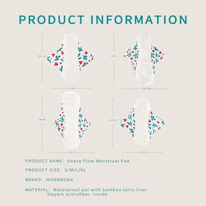 可重复使用的高吸水性畅销布卫生月经垫内裤衬垫可洗女性卫生卫生巾垫 - Product Image 6