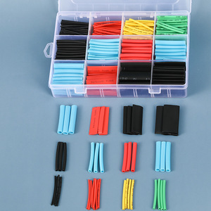 750 chiếc ống co nhiệt chống cháy đóng hộp, tỷ lệ co <span class=keywords><strong>2</strong></span>:1, bộ ống co nhiệt cách điện, nhiều màu, chất liệu PE - Product Image 5