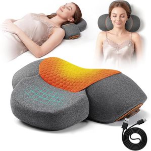 Almohada de Masaje Cervical 3 en 1 Z, Superventas, Cojín de Soporte Cervical de Espuma Viscoelástica con Función de Calor, Vibración e Inflado - Product Image 3