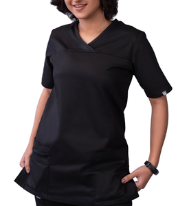 Personalized LOGO 4 Way Stretch V Neck Hospital Scrub <b>Sets</b> Unisex Nurse <b>Doctor</b> Nursing Uniforms Spandex Summer - Product Image 1