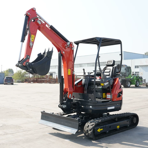 משלוח חינם מנועי דיזל מיני מחפרים 2.5 טון ציוד עבודות עפר מחפר קטן גינון מסילות גומי מיני מחפר - Product Image 2