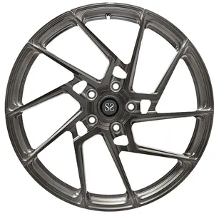 Lốp Bạc 1 Chiếc Bánh Xe Rèn Bằng Nhôm 5X108 Hợp Kim 20 Inch Cho Ferrari 488