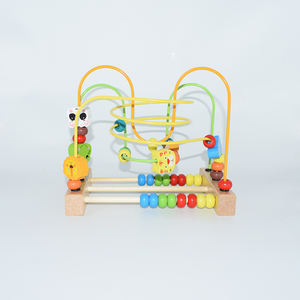<span class=keywords><strong>Grand</strong></span> jouet de Puzzle de perle de marche pour enfants <span class=keywords><strong>en</strong></span> <span class=keywords><strong>bois</strong></span> bébé coordination œil-main jouet de perle labyrinthe multi-activités - Product Image 3