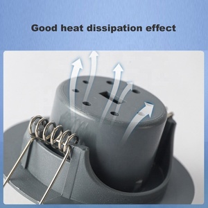 Lámpara de Techo de Aleación de Aluminio de Alta Calidad Marca XSY, <span class=keywords><strong>LED</strong></span> Tricolor de 5W 7W, Fuente de Luz Independiente SMD de Corriente Constante, 5 Años de Garantía - Product Image 3