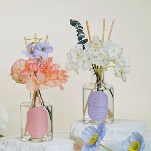 Diffuseur de parfum Beeman Luxury Home Decor, fleurs séchées, aromathérapie sans flamme, diffuseur à roseaux en verre, sans BPA, sans alcool, grandes pièces - Product Image 4