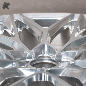 Wangu Custom 1 pieza pulido fino cromo cóncavo forjado rueda P200 P204 llantas de aleación de aluminio para Lamborghini Maserati bmw audi - Product Image 4