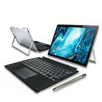 Alta calidad 11,6 pulgadas 2 en 1 Surface Pro Tablet PC con Window10 6GB RAM 128GB ROM Teclado al por mayor para profesionales