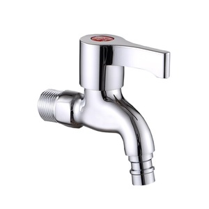 Brass Basin Faucet 4 Centerset Single <b>Handle</b> Deck Mounted Minimalist Style For Washing Machine And <b>Mop</b> Sink - Product Image 4