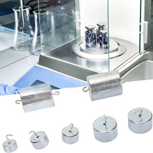 7pcs đôi móc Trọng lượng Set mạ thép vật lý phòng thí nghiệm lưu trữ trường hợp khoa học nói chung và vật lý phòng thí nghiệm làm việc - Product Image 5